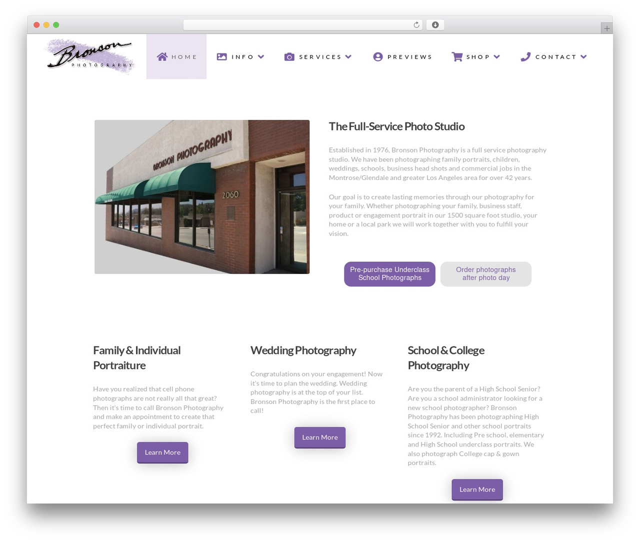 Pro WordPress theme - bronsonphotography.com Pro WordPress theme - bronsonphotography.com