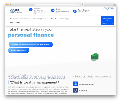 Theme WordPress Divi - obsfinancial.com