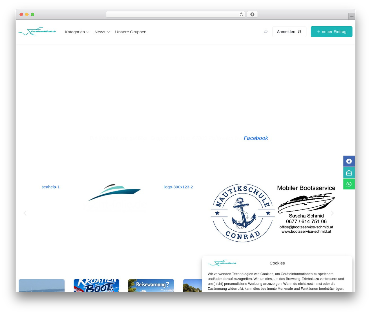 Theme WordPress OneListing Pro - kroatienmitboot.de