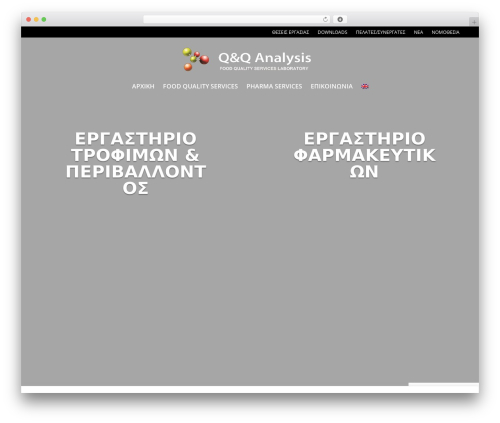 WordPress theme Divi - qq-analysis.gr