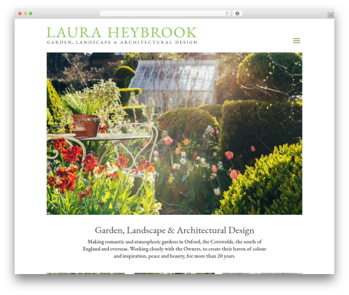 WordPress theme Divi - lauraheybrook.com
