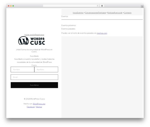 Gatherpress WordPress plugin - wpcusco.org