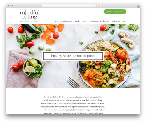Divi WordPress theme - mindfuleating.co.za