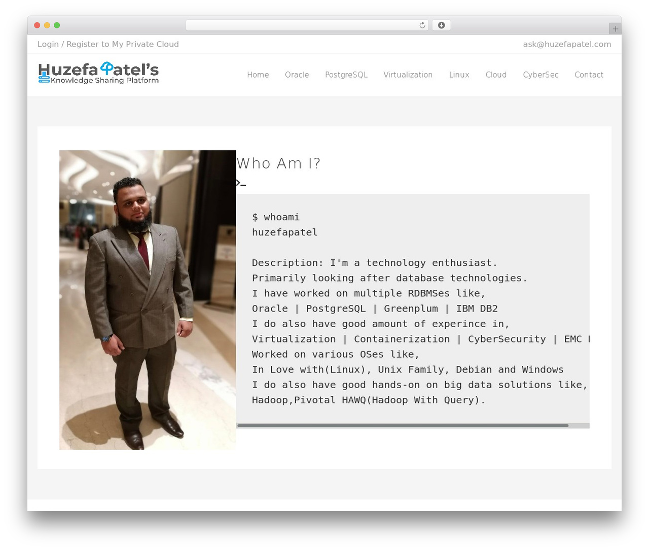 Eleto WordPress theme - huzefapatel.com Eleto WordPress theme - huzefapatel.com