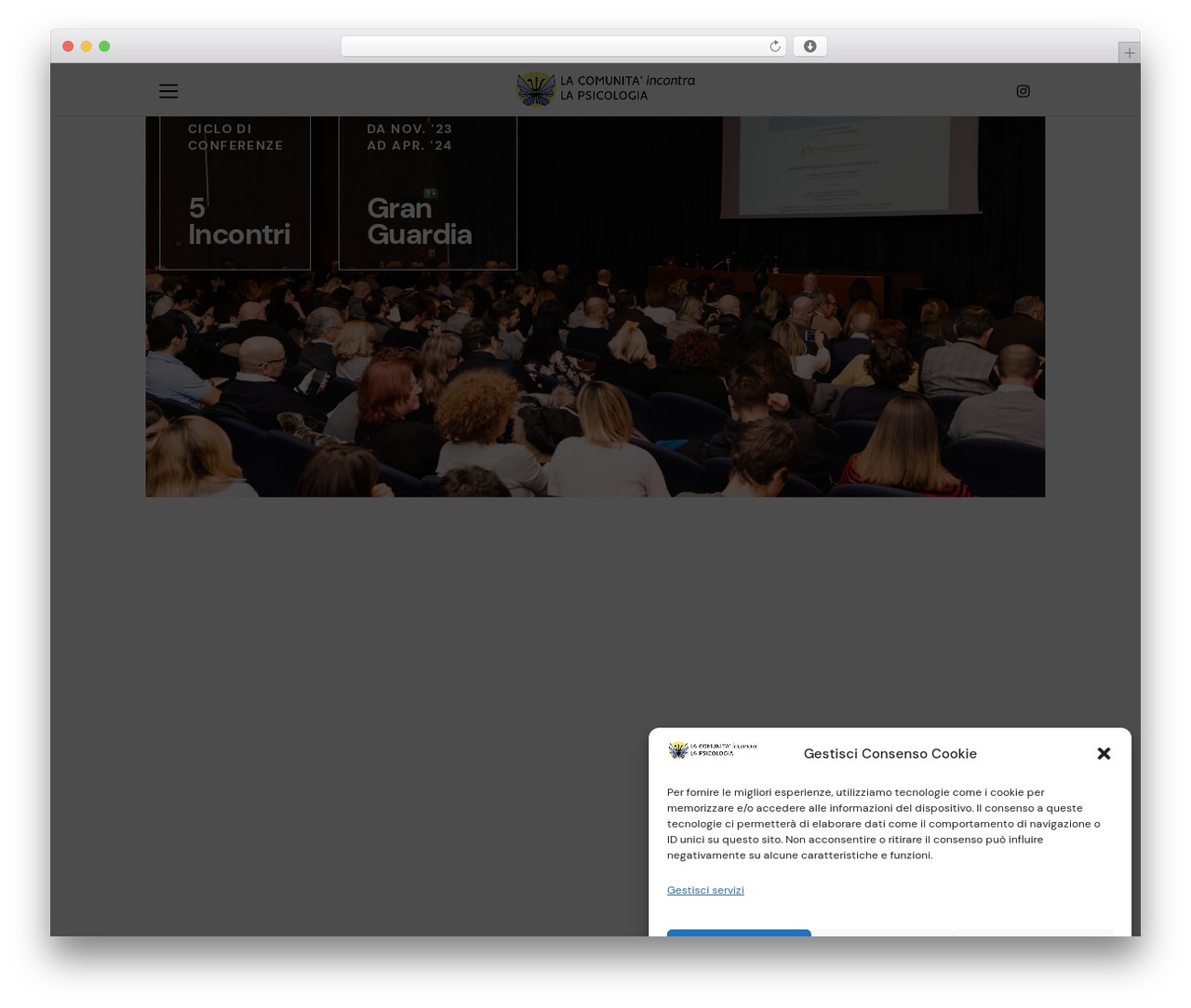 Itconf WordPress theme - veronaelapsicologia.it