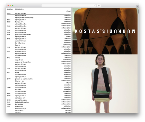KM WordPress theme - kostasmurkudis.org