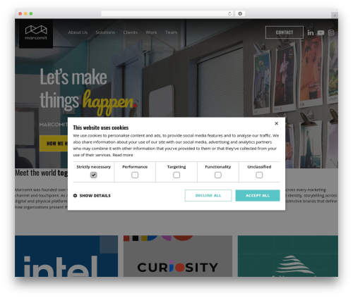 Marcomit top WordPress theme - mar-comit.com