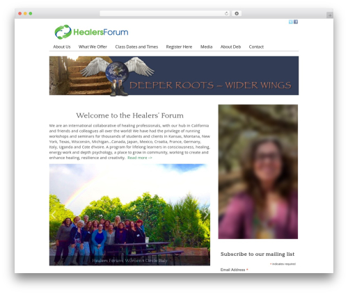 Theme WordPress PressWork - healersforum.com