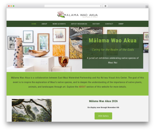 Theme WordPress Refined Theme - malamawaoakua.org