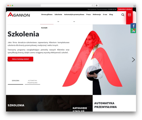 Weblider WordPress theme - agamon.biz