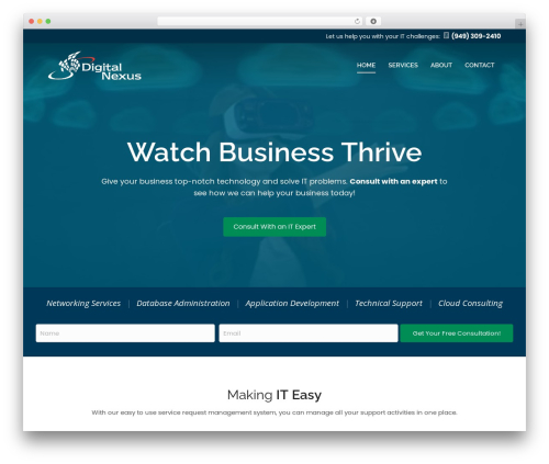 WordPress theme Beaver Builder Theme - digitalnexustech.com