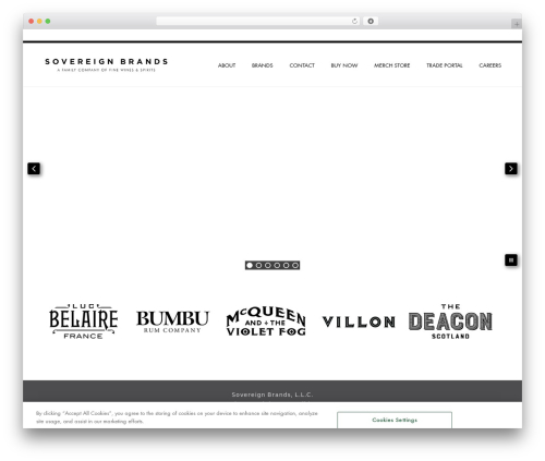 Fontpress WordPress plugin - sovereignbrands.com