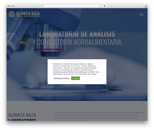 WordPress theme LabtechCO - quimicabaza.com