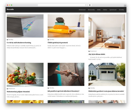 WordPress website theme GridBit - recado.cz WordPress website theme GridBit - recado.cz