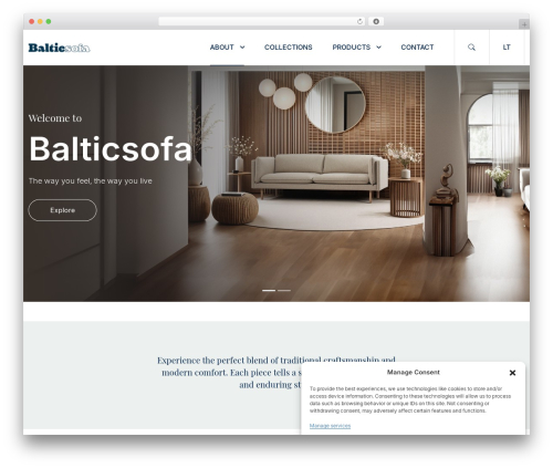 Baltic Sofa theme WordPress - balticsofa.com