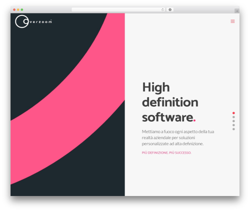 Hoshi WordPress website theme - overzoom.it