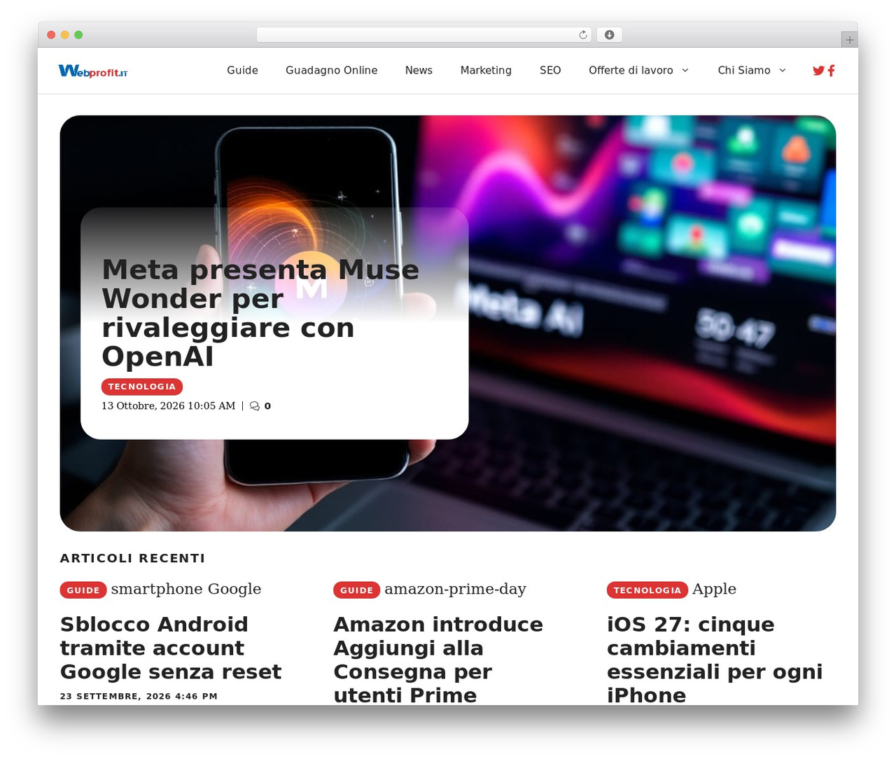 Theme WordPress WebProfit - webprofit.it