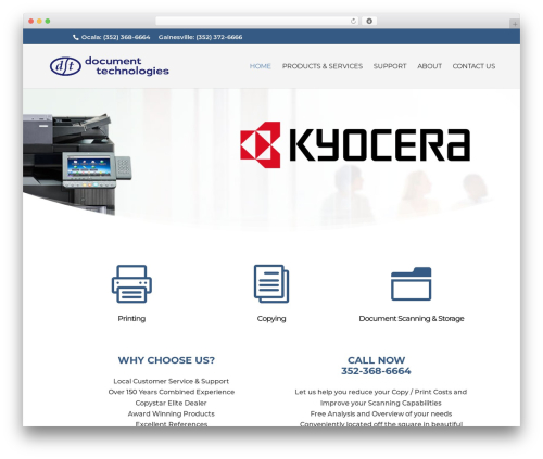 WordPress theme Divi - ocalacopiers.com