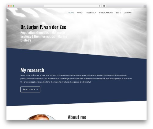 WordPress theme Divi - jurjanvanderzee.nl
