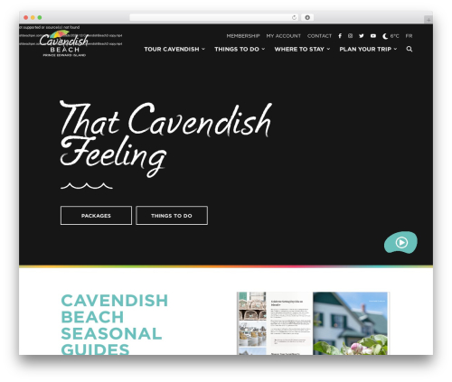 WordPress theme Divi - cavendishbeachpei.com