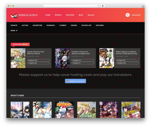 Madara core WordPress plugin - mangasushi.org