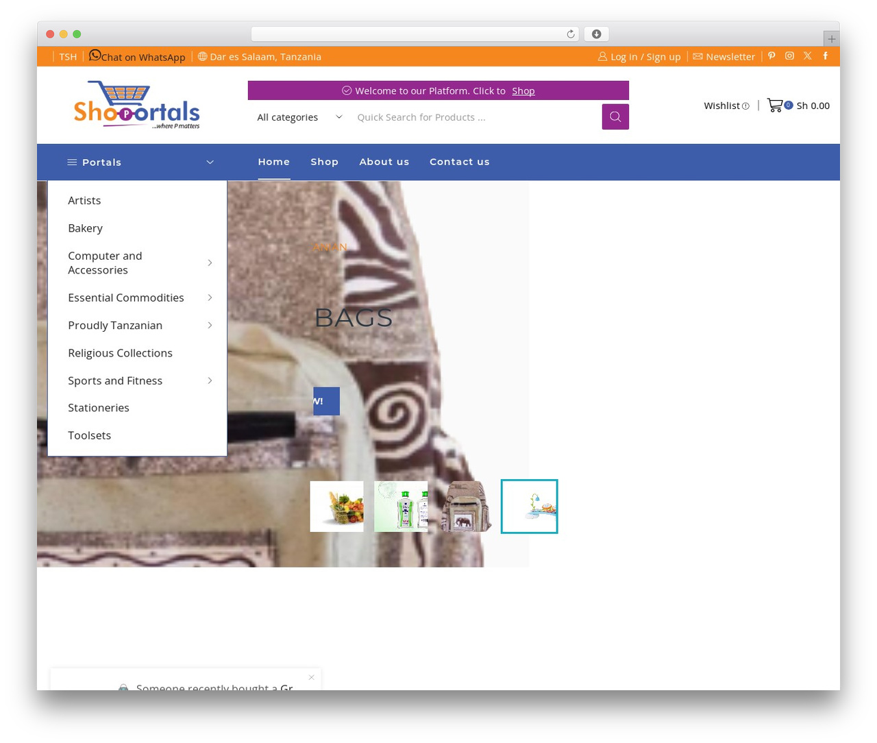 Xstore theme WordPress - shoportals.co.tz