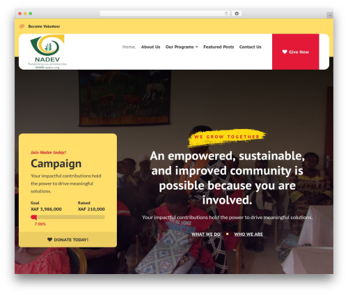 Charitxa theme WordPress - nadev.org