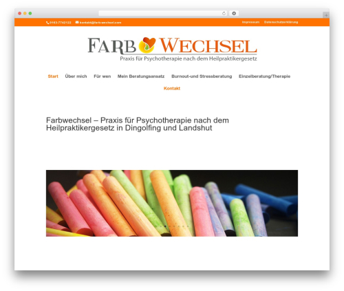 Divi theme WordPress - farb-wechsel.com