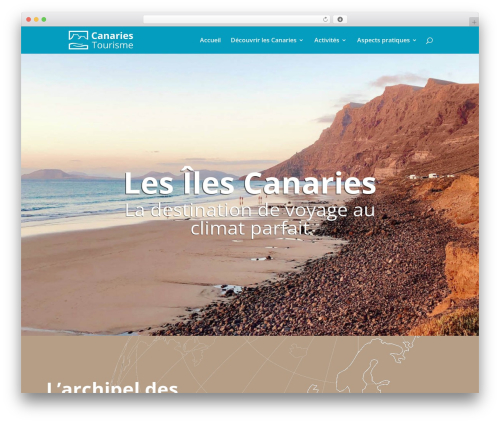 Divi WordPress theme design - canariestourisme.com