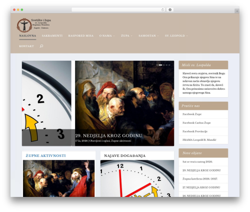 Extra top WordPress theme - kapucinileopoldzagreb.com