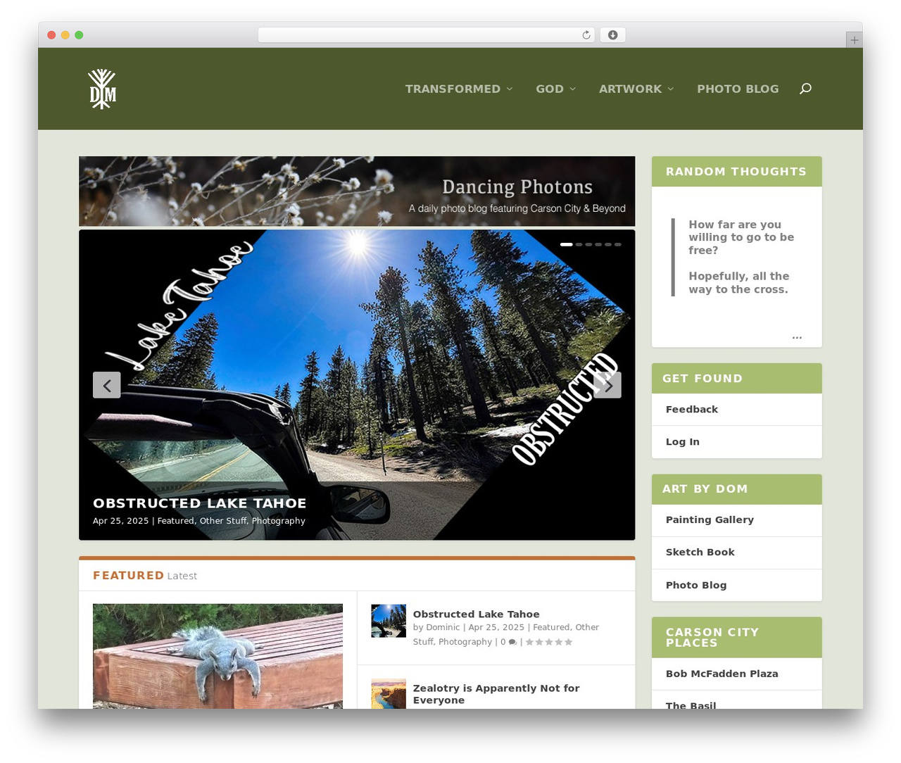 Extra WordPress theme design - dominicmartinelli.com Extra WordPress theme design - dominicmartinelli.com