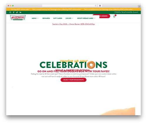 Hello Elementor free WordPress theme - krispykremesa.com