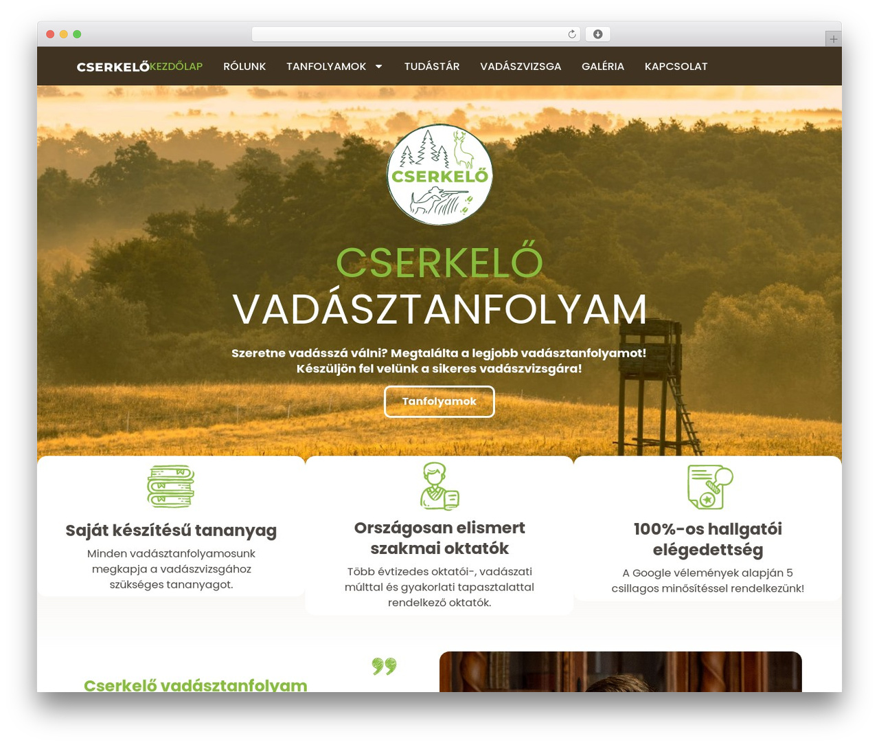Hello Elementor WordPress theme - cserkelo.hu