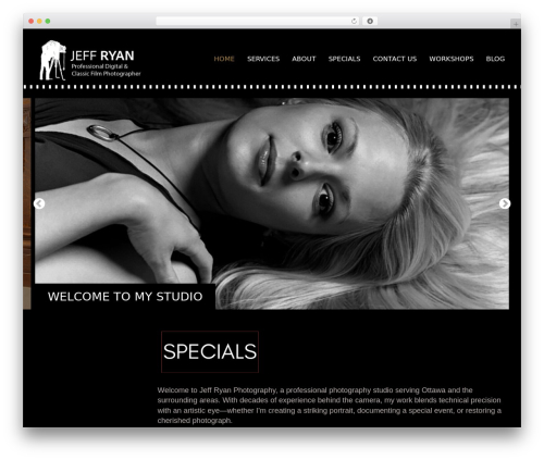 Main Parent Theme WordPress theme image - jeffryan-photography.com