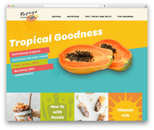 Cooked pro WordPress plugin - australianpapaya.com.au