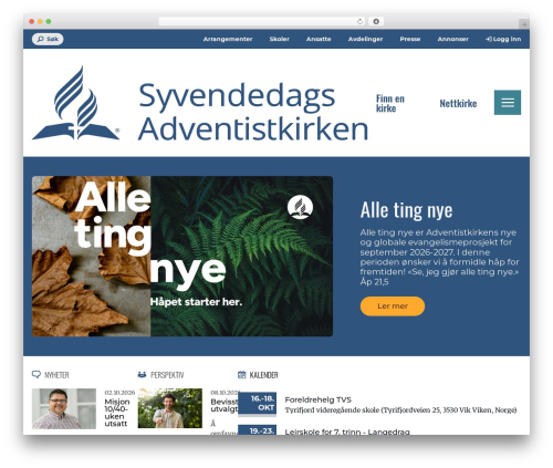 Ics calendar pro WordPress plugin - adventist.no
