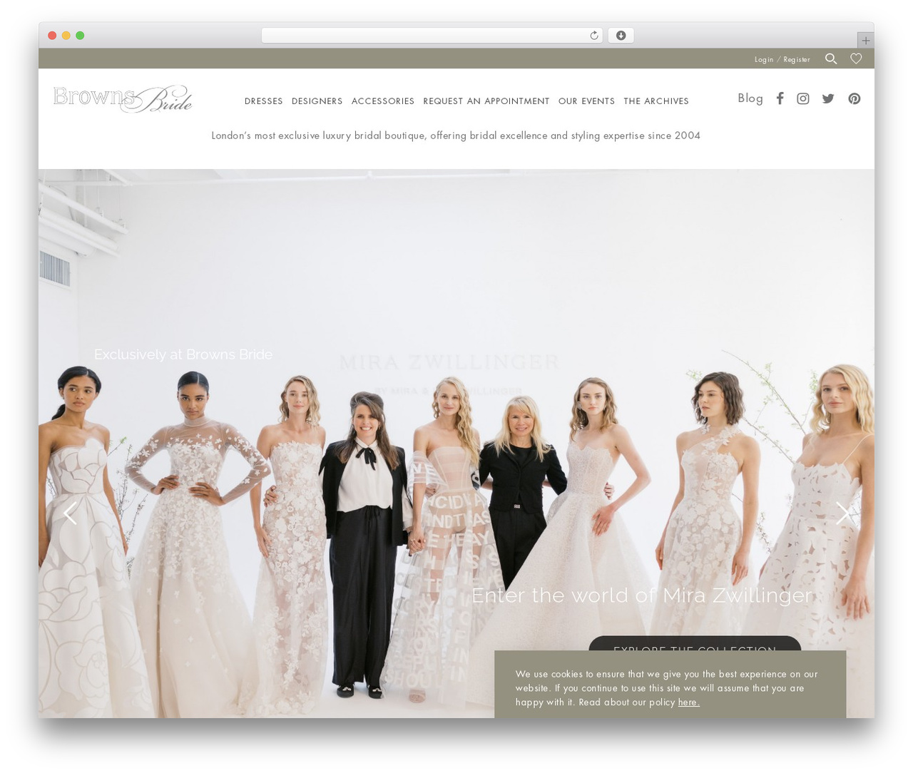 WordPress theme Precise - brownsbride.com