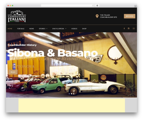 WP theme Corify - carrozzieri-italiani.com