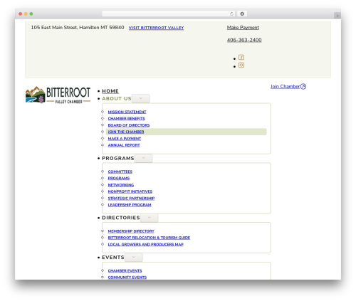 The events calendar community events WordPress plugin - bitterrootchamber.com