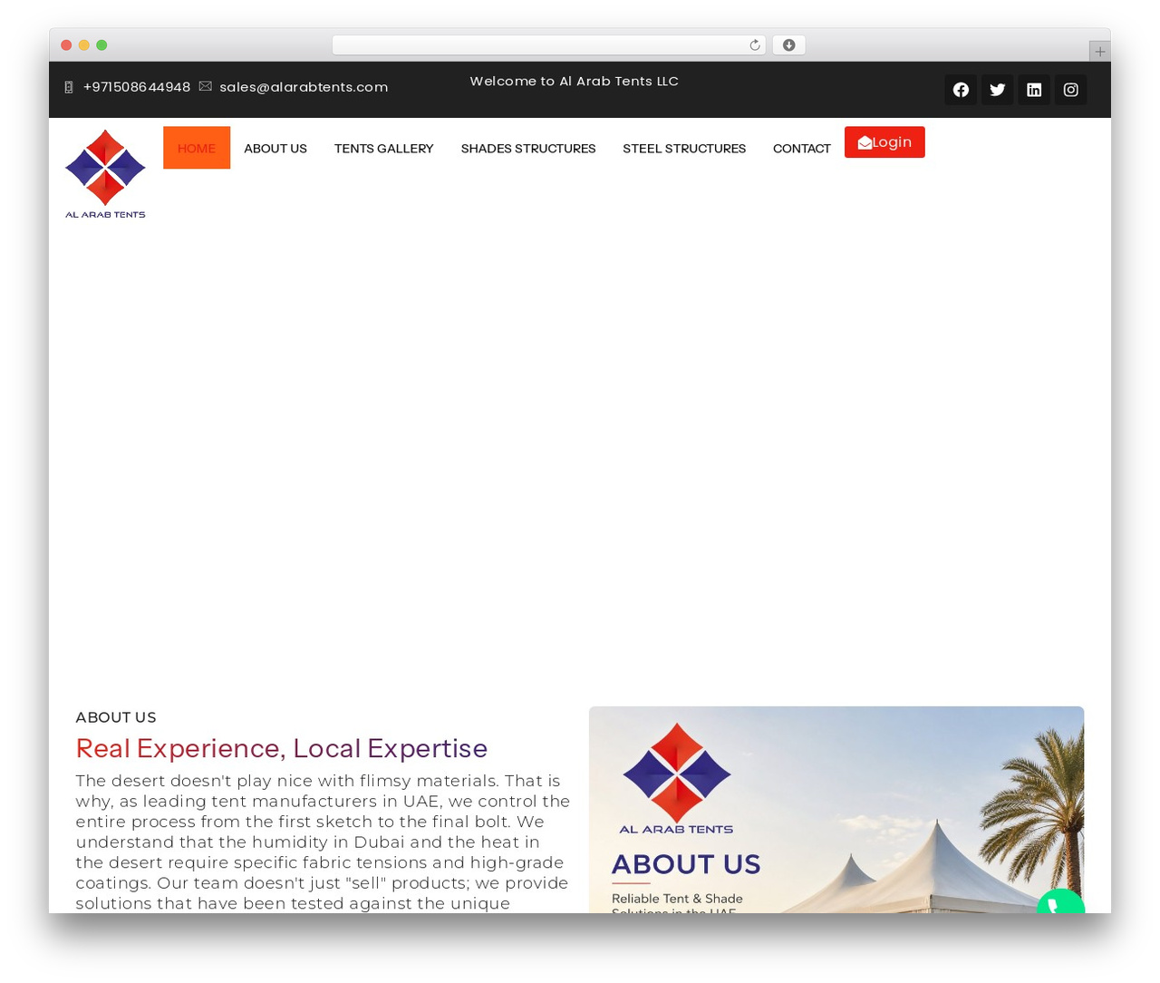 constre theme WordPress - alarabtents.com constre theme WordPress - alarabtents.com