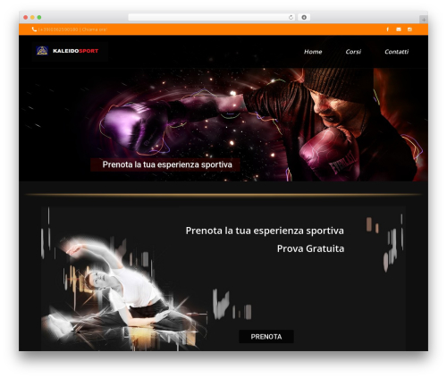 gameplan best WordPress theme - kaleidosport.it
