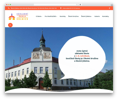 Kundax WordPress theme - zssolnice.cz