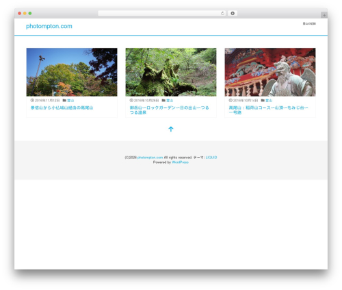 Liquid WordPress theme - photompton.com
