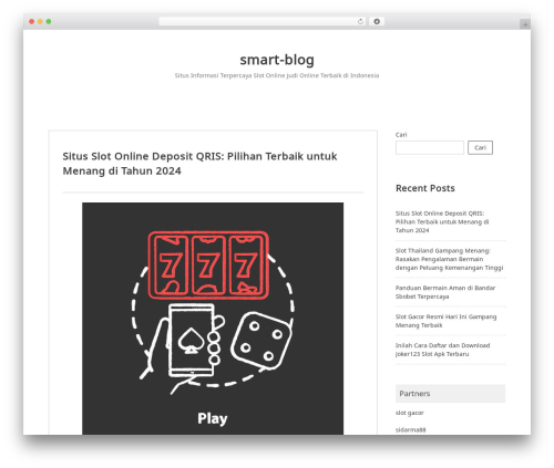 Noto Simple WordPress blog theme - smart-blog.org