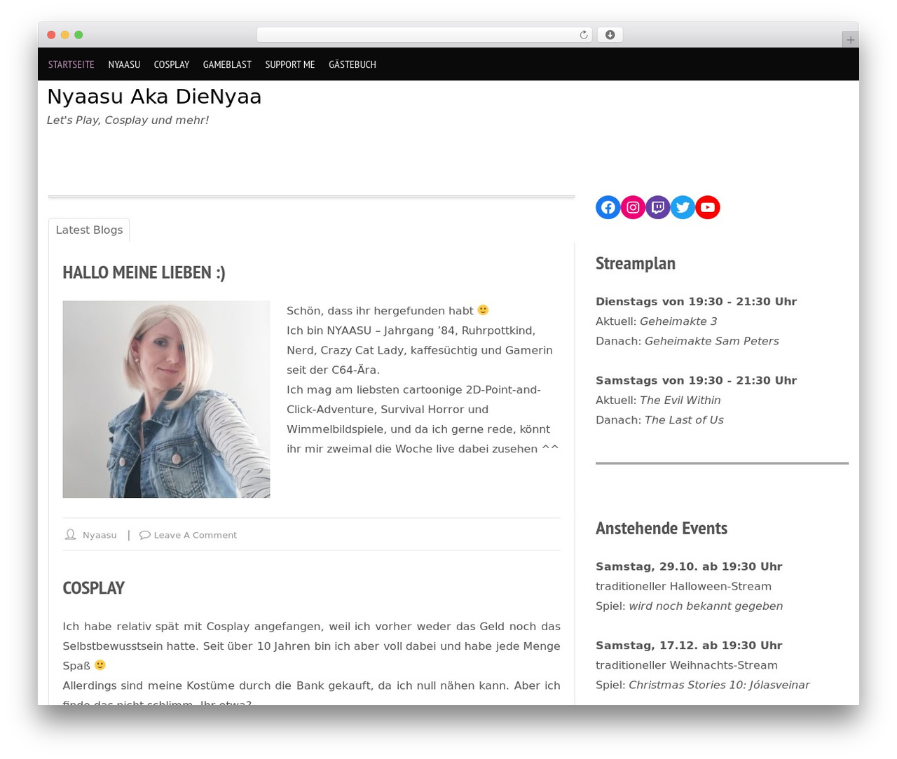 Supernova WordPress theme - nyaasu.de Supernova WordPress theme - nyaasu.de