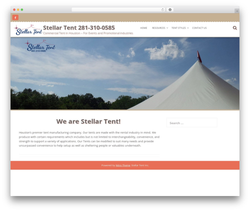 Theme WordPress Nitro - stellartent.com