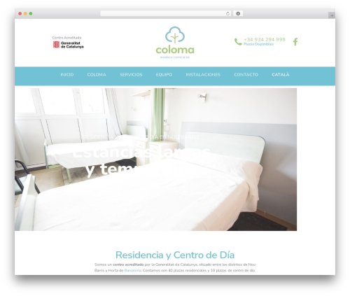 Theme WordPress Saveo - residenciacoloma.com