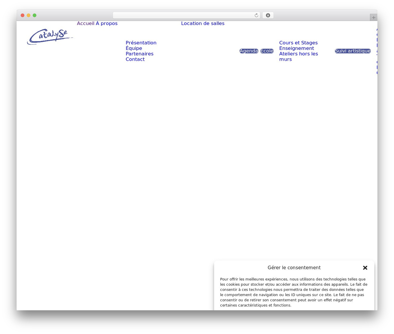 Uncode WordPress theme design - catalyse.ch