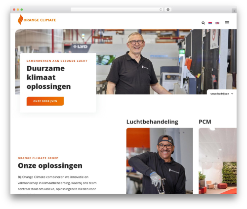 Veribo Framework WordPress theme - orangeclimate.com