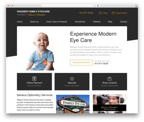 VS Theme #3 WordPress theme - wagnerfamilyeyecare.com
